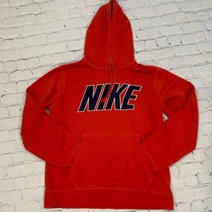 •Red Nike hoodie